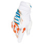 Gants cross enfant SHOT CAPTURE BLANC / ORANGE