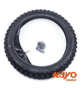 1.1// KIT PNEU AVANT 60/100-14 KAYO