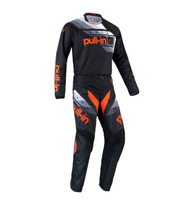 Tenue cross adulte Pull-in Challenger Race Orange 2022