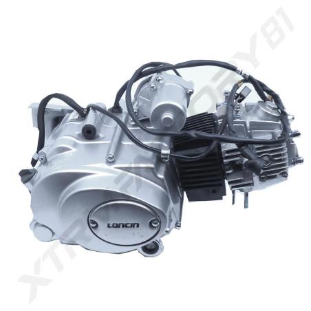 MOTEUR LONCIN 110CC 3VITESSES+MARCHE ARRIERE DEMARRAGE ELEC TRACTEUR 110CC