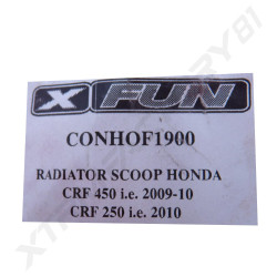 Ouies de radiateur HONDA CR85 2003/07 - ROUGE