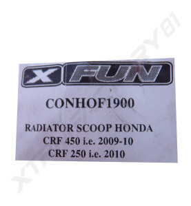 Ouies de radiateur HONDA CR85 2003/07 - ROUGE
