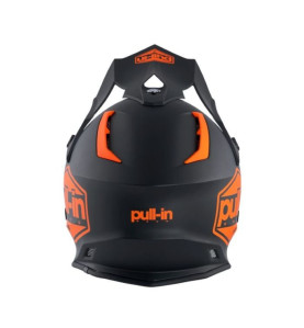 CASQUE CROSS ADULTE PULL-IN SOLIDE ORANGE BLACK MATT