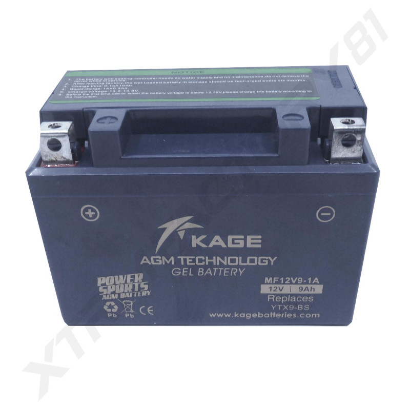 02// BATTERIE 12V 9AH MF12V9-1A  JEEP THERMIQUE