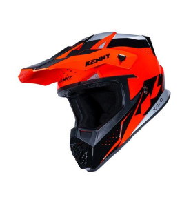 Casque cross adulte KENNY TRACK GRAPHIC 2023 - ORANGE