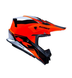 Casque cross adulte KENNY TRACK GRAPHIC 2023 - ORANGE