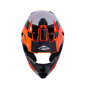 Casque cross adulte KENNY TRACK GRAPHIC 2023 - ORANGE