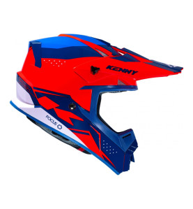 Casque moto cross adulte - Kenny Track Neon Red