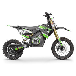 DirtBike électrique 1100W 12/10 - SX1100 Verte