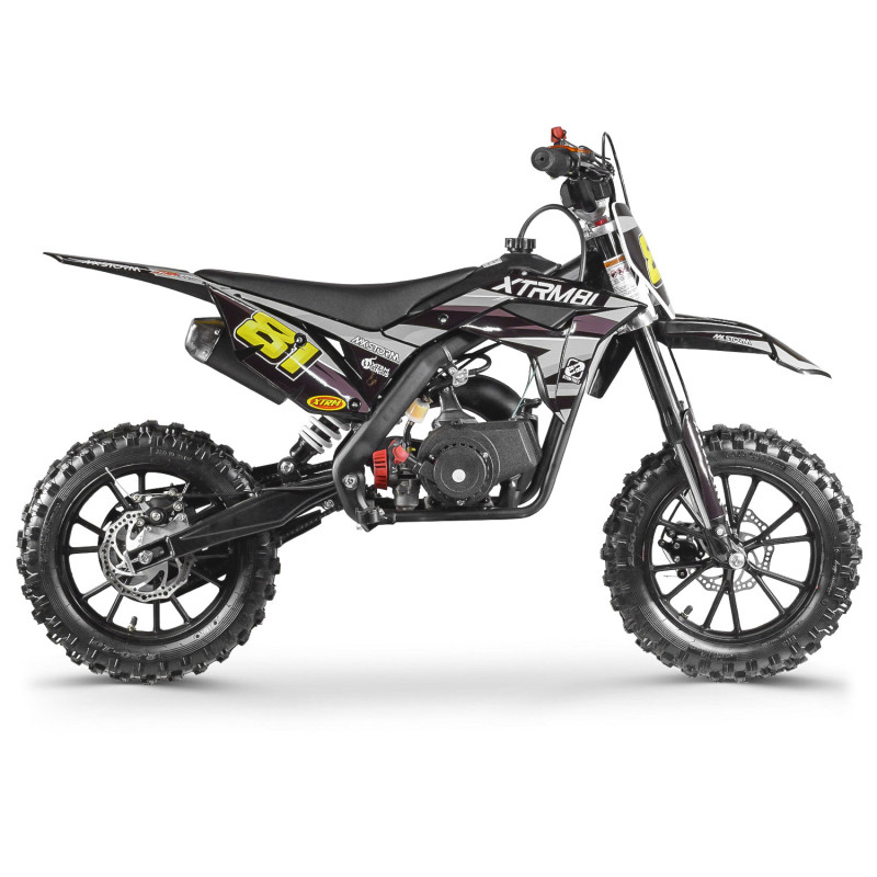 Moto enfant 50cc MX STORM Blanc