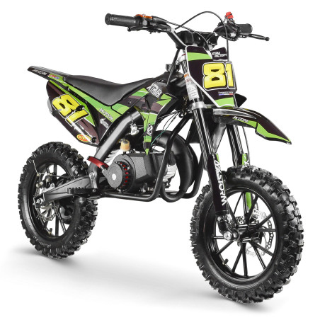 Moto 50cc pour enfant MX STORM Vert