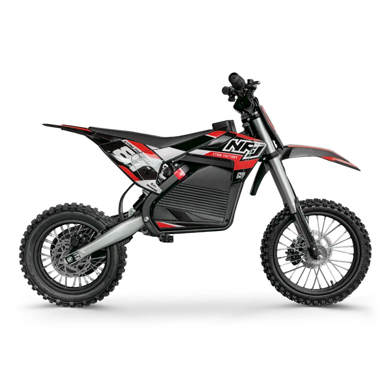 DirtBike enfant électrique NRJ 1000W 12/10 Rouge