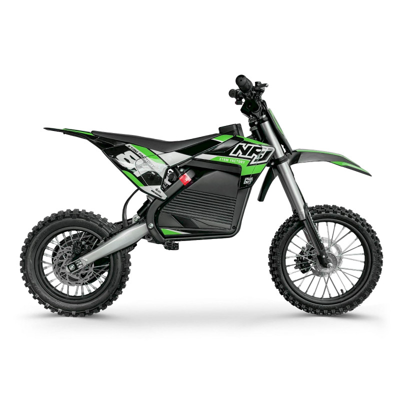 DirtBike électrique enfant NRJ 1000W 12/10 Vert