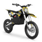 Dirt bike électrique 1600W NRJ 14/12 Jaune