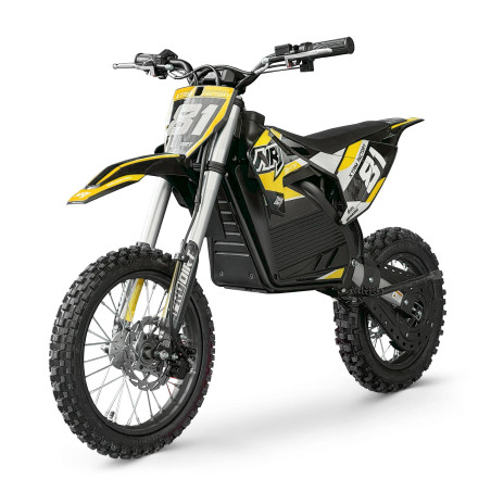 Dirt bike électrique 1600W NRJ 14/12 Jaune