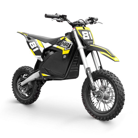 DirtBike Électrique Enfant NRJ 1000W - Idéale pour Pilotes Jeunes de