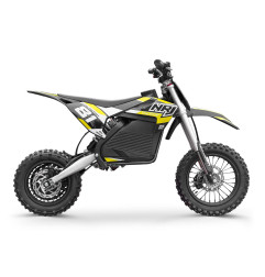 Dirt bike 1000W lithium pour enfant NRJ 12/10 Jaune