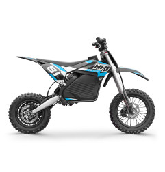 Moto enfant électrique lithium NRJ 1000W 12/10 Bleu