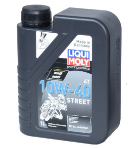 Huile 10W40 synthèse Moly street race