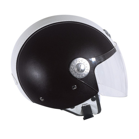 Casque adulte STORMER CLUB - CASQUE JET NOIR/BLANC