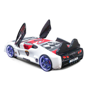 Lit voiture enfant MOON AERO POLICE (KRD)