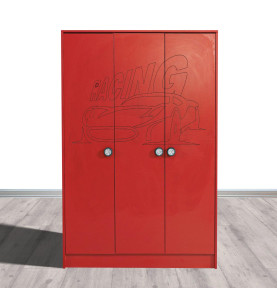 Armoire enfant 3 portes MUSTANG