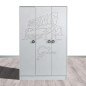 Armoire enfant 3 portes ECO (MUS)