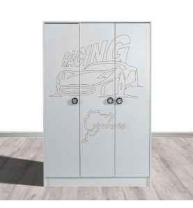 Armoire enfant 3 portes MUSTANG