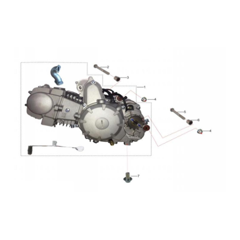 Pièces détachées - QUAD KAYO AU150 - Moteur