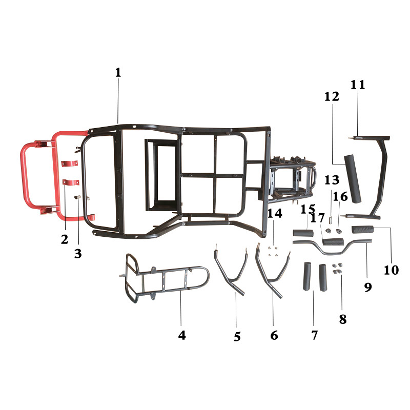 Pièces détachées - BUGGY UTV KID ELECTRIQUE - Châssis