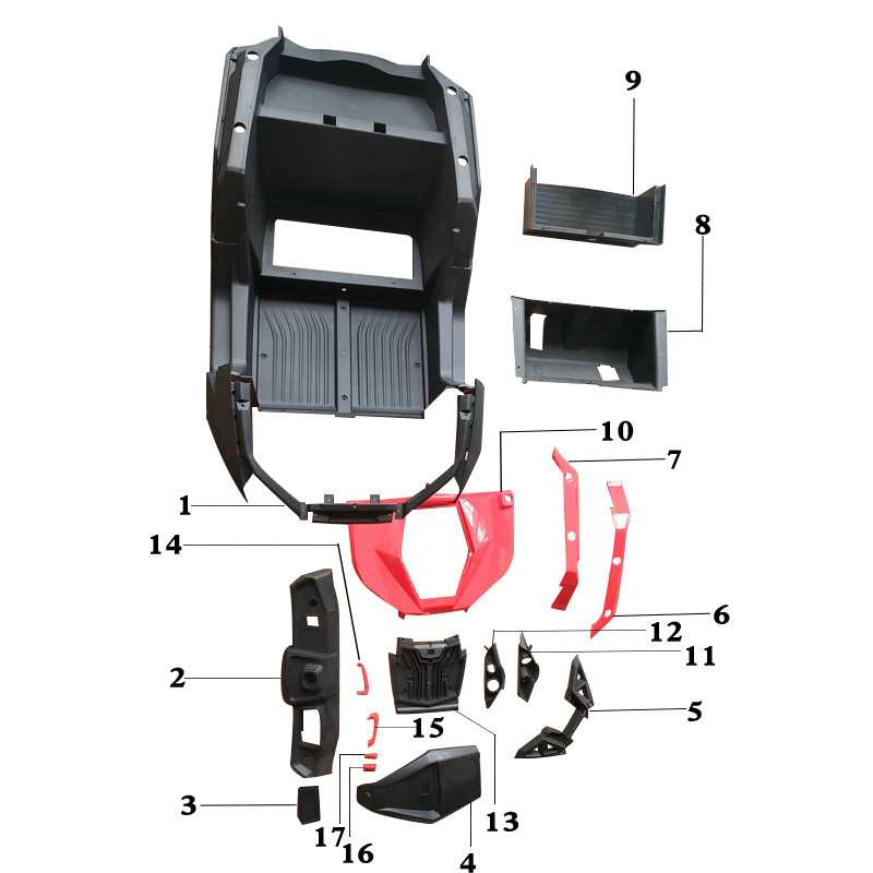 Pièces détachées - BUGGY UTV KID ELECTRIQUE - Carénages