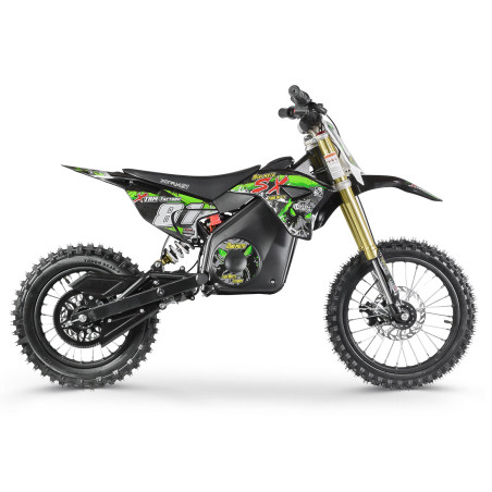 Dirt Bike Électrique puissante 1300 Watts ! Moto Électrique enfant