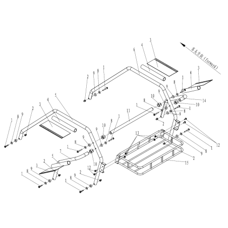 Pièces détachées - BUGGY PANTHER ELEC 2000W - ARCEAU