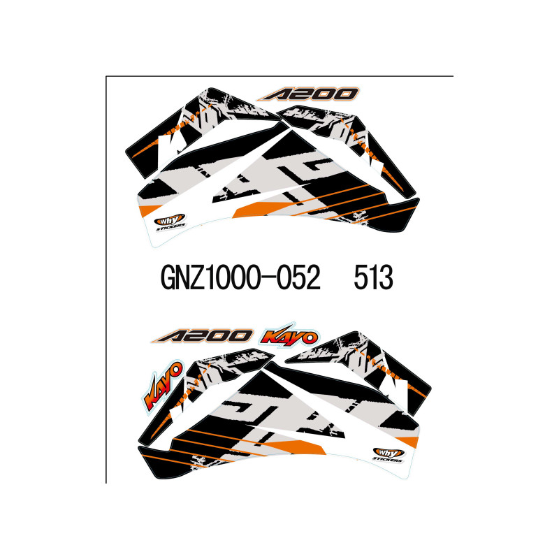 Pièces détachées - QUAD KAYO A200 - Stickers