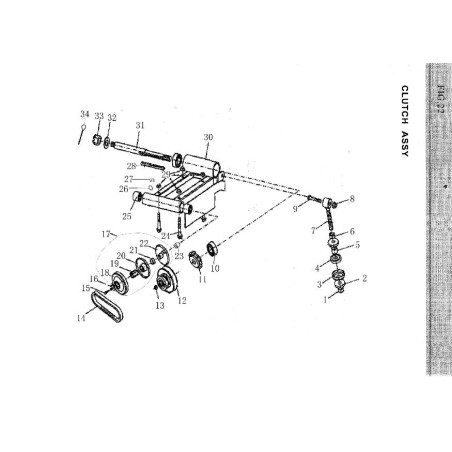 Pièces détachées - BUGGY 212CC BLAZER - Embrayage